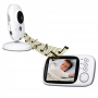 Видеоняня BabySmile Bear (LCD дисплей размером 3,2, датчик температуры помещения, ночное видение, активация голосом, высокочувствительный микрофон, динамик, таймер кормления, 8 колыбельных мелодий)