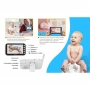 Видеоняня BabySmile Oko (LCD дисплей размером 4,3, датчик температуры помещения, ночное видение, активация голосом, высокочувствительный микрофон, динамик, таймер кормления, 8 колыбельных мелодий)
