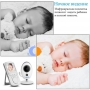 Видеоняня BabySmile Bunny (8 колыбельных мелодий, датчик температуры помещения, ночное видение, активация голосом, микрофон, динамик, LCD дисплей размером 2,5")