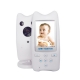 Видеоняня BabySmile Cat (LCD дисплей 2,4", датчик температуры, ночное видение, активация голосом, высокочувствительный микрофон, динамик, родительский блок с аккумулятором 520 мАч, 8 колыбельных, фотосъемка)