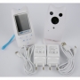 Видеоняня BabySmile Cat (LCD дисплей 2,4", датчик температуры, ночное видение, активация голосом, высокочувствительный микрофон, динамик, родительский блок с аккумулятором 520 мАч, 8 колыбельных, фотосъемка)