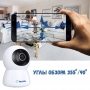 Видеоняня BabySmile Panda 2.0 (автоматический поворот за ребенком, датчик движения, 2MPX, 1080P, ночное видение, аудио двухсторонняя связь)