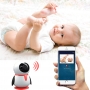 Видеоняня BabySmile Пингви P35 (датчик движения, 1080P, ночное видение, панорамная и 3D навигация)