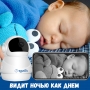 Видеоняня BabySmile Robot (автоматический поворот за ребенком, датчик движения, 1080P, ночное видение)