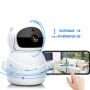 Видеоняня BabySmile Robot (автоматический поворот за ребенком, датчик движения, 1080P, ночное видение)