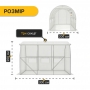 Теплица парник PlantBox (300×200×200 см, 6 м², армированная плёнка UV-4 140 мкм, оцинкованный металл, 6 окон)