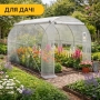 Теплица парник PlantBox (300×200×200 см, 6 м², армированная плёнка UV-4 140 мкм, оцинкованный металл, 6 окон)