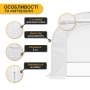 Теплица парник PlantBox (450х200х200 см, 9м2, армированная плёнка UV-4, оцинкованный металл)