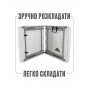 Стол раскладной туристический EasyCamp-М складной стол-чемодан для пикника, рыбалки (столешница HDPE, стальной каркас)